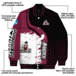new mexico state aggies hexagonal pattern crimson black jacket best selling