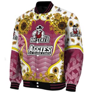 new mexico state aggies sunflower bloom crimson yellow jacket best selling