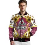 new mexico state aggies sunflower bloom crimson yellow jacket best selling