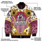 new mexico state aggies sunflower bloom crimson yellow jacket best selling