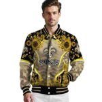 new orleans saints sunflower bloom gold yellow jacket best selling