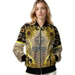 new orleans saints sunflower bloom gold yellow jacket best selling