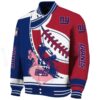 new york giants baseball stitching red white jacket best selling