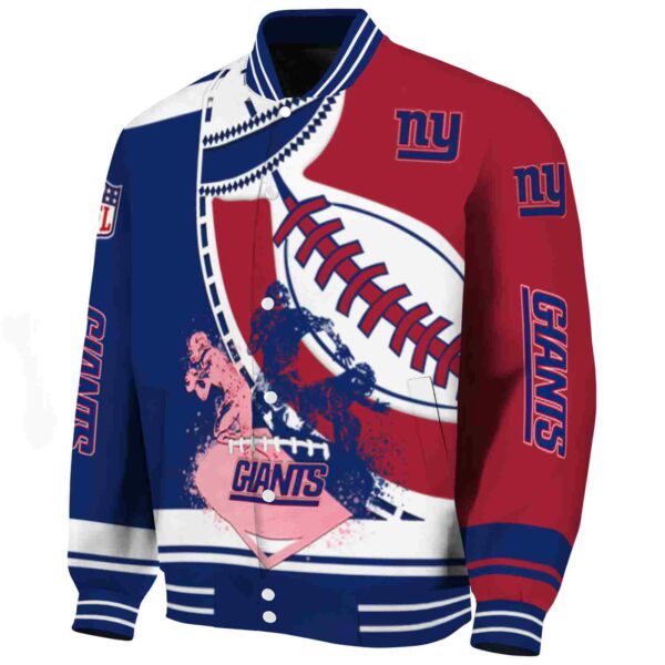 new york giants baseball stitching red white jacket best selling