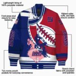 new york giants baseball stitching red white jacket best selling
