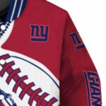 new york giants baseball stitching red white jacket best selling
