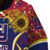 new york giants sunflower bloom blue yellow jacket premium grade