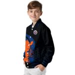 new york mets hexagonal pattern blue black jacket best selling