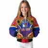 new york rangers sunflower bloom blue yellow jacket top rated