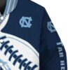 north carolina tar heels baseball stitching navy blue white jacket premium grade