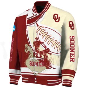oklahoma sooners baseball stitching cream white jacket best selling
