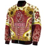 oklahoma sooners sunflower bloom crimson yellow jacket best selling