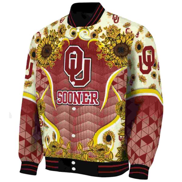 oklahoma sooners sunflower bloom crimson yellow jacket best selling