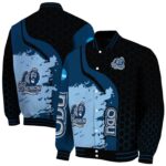 old dominion monarchs hexagonal pattern blue black jacket best selling