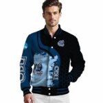 old dominion monarchs hexagonal pattern blue black jacket best selling