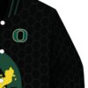 oregon ducks hexagonal pattern green black jacket premium grade