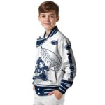 penn state nittany lions baseball stitching white jacket best selling