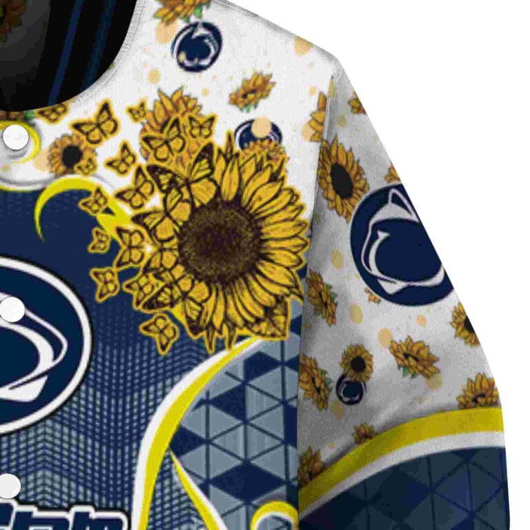 penn state nittany lions sunflower bloom blue yellow jacket premium grade