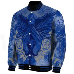 personalized air force falcons praying hands blue jacket best selling