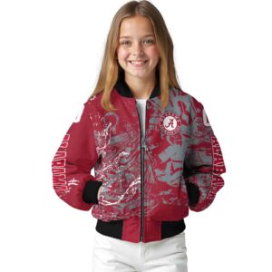 personalized alabama crimson tide fishing art crimson jacket top rated