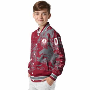 personalized alabama crimson tide fishing art crimson jacket trendy