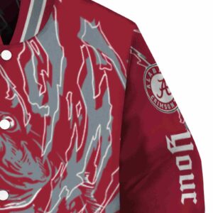 personalized alabama crimson tide fishing passion crimson white jacket premium grade