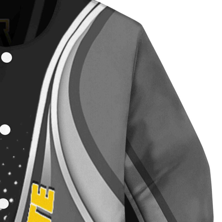 personalized appalachian state mountaineers wave patterns black jacket premium grade