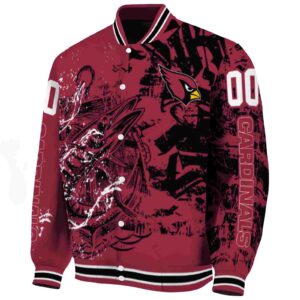personalized arizona cardinals fishing art red jacket best selling