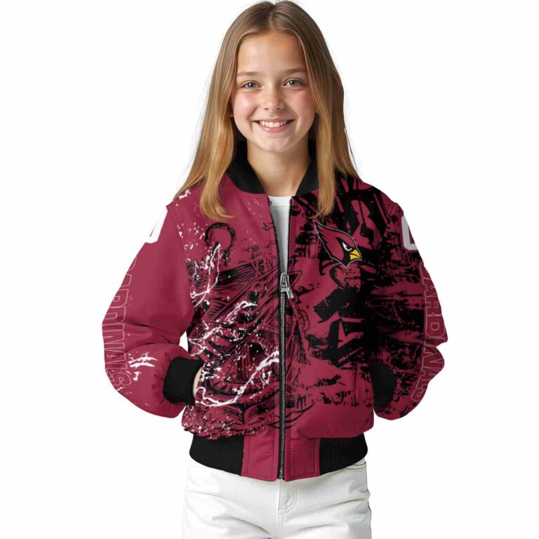 personalized arizona cardinals fishing art red jacket top rated