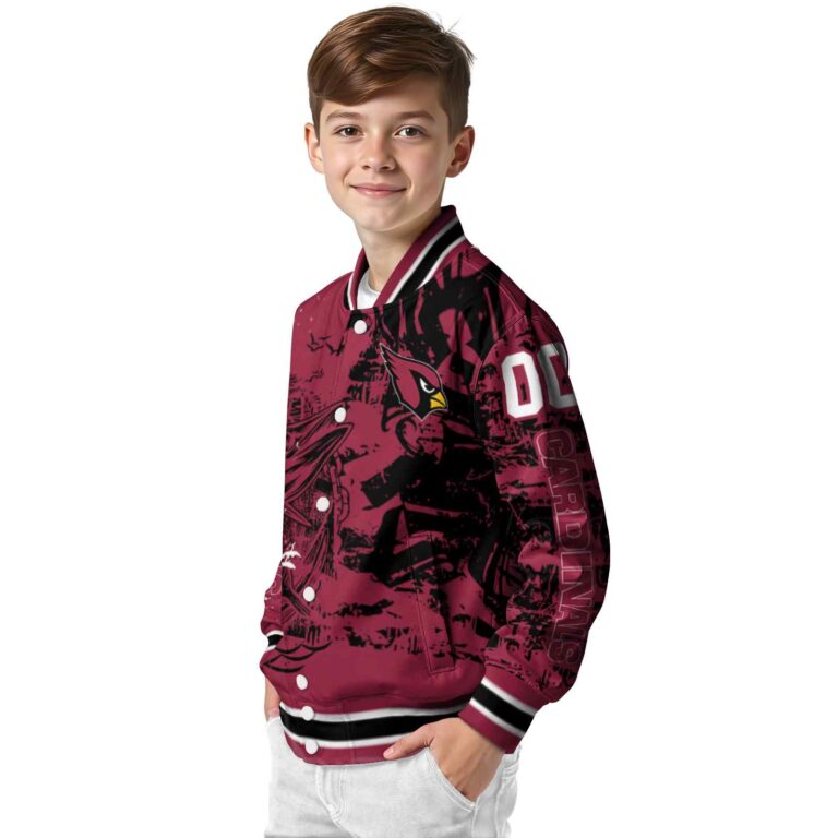 personalized arizona cardinals fishing art red jacket trendy