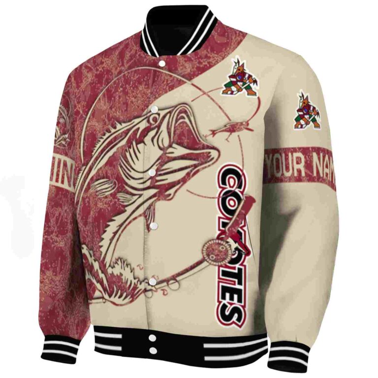personalized arizona coyotes fishing rod sand jacket best selling