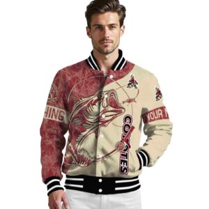 personalized arizona coyotes fishing rod sand jacket high quality