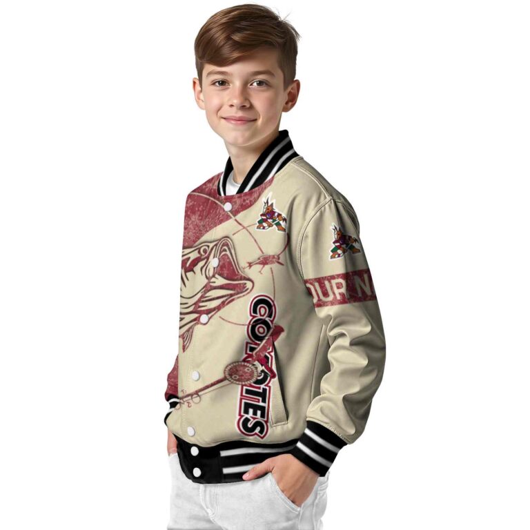 personalized arizona coyotes fishing rod sand jacket trendy