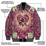 personalized arizona coyotes heart explosion red jacket best selling