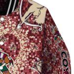 personalized arizona coyotes heart explosion red jacket best selling