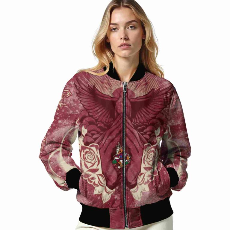 personalized arizona coyotes praying hands red jacket latest model