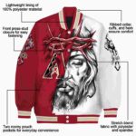personalized arizona diamondbacks jesus tears red white jacket best selling