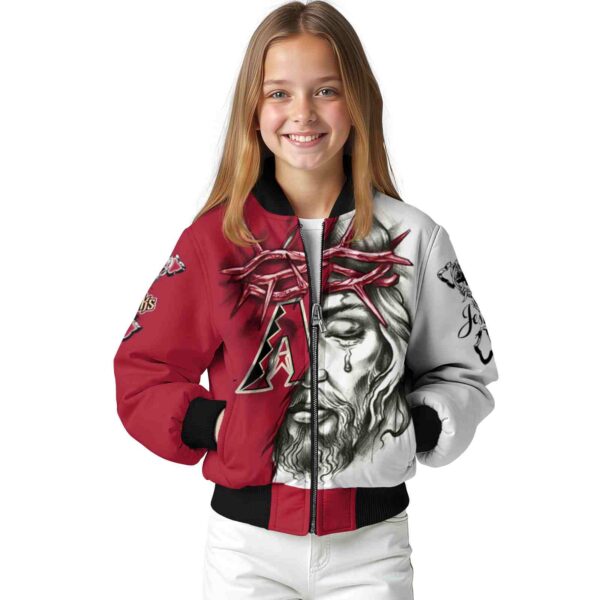 personalized arizona diamondbacks jesus tears red white jacket top rated