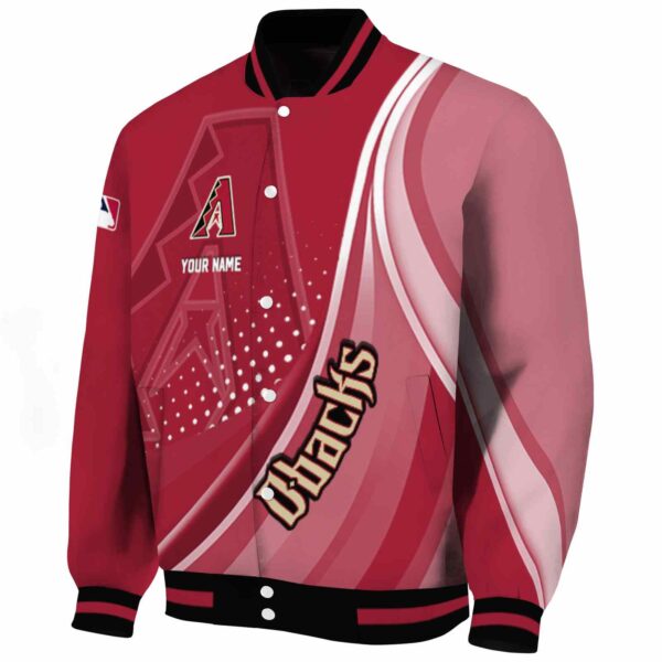 personalized arizona diamondbacks wave patterns red jacket best selling