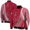personalized arizona diamondbacks wave patterns red jacket fashion forward