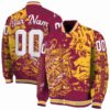 personalized arizona state sun devils fishing art maroon jacket fashion forward