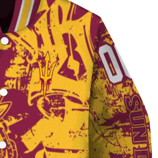 personalized arizona state sun devils fishing art maroon jacket premium grade