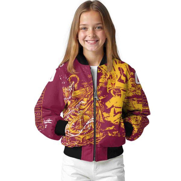 personalized arizona state sun devils fishing art maroon jacket top rated