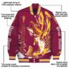 personalized arizona state sun devils fishing passion maroon white jacket new arrival