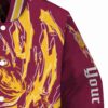 personalized arizona state sun devils fishing passion maroon white jacket premium grade