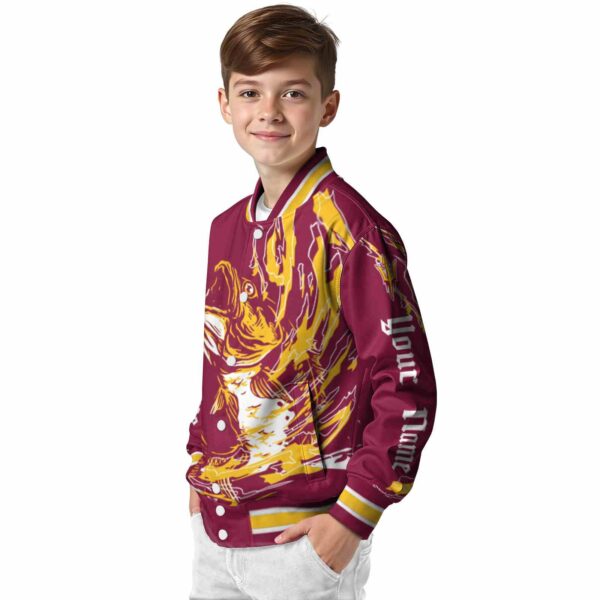 personalized arizona state sun devils fishing passion maroon white jacket trendy