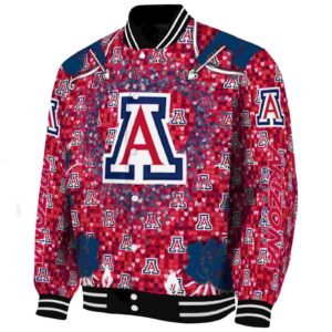 personalized arizona wildcats heart explosion red jacket best selling