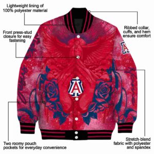 personalized arizona wildcats praying hands red jacket new arrival