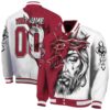 personalized arkansas razorbacks jesus tears red white jacket fashion forward