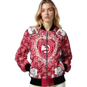personalized atlanta hawks heart explosion red jacket latest model